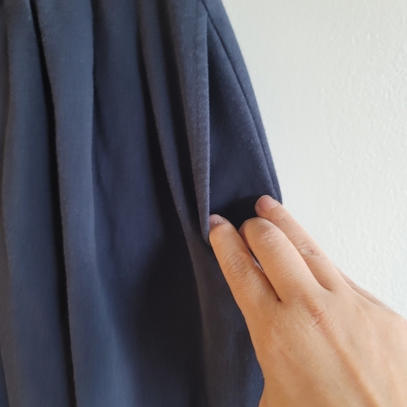 Sundry Bungee Wide-Leg Pant, Navy, Size 1 (XS) - Picture 9 of 11